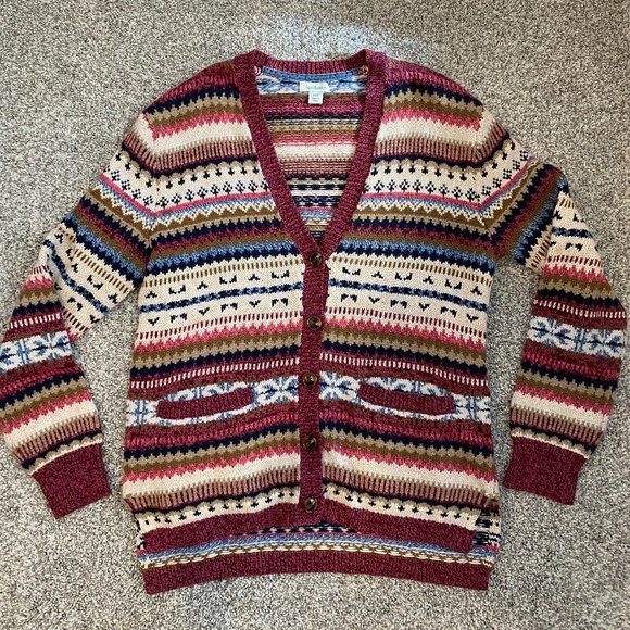 Sundance Women's Button Up  2-pocket Cardigan - Picture 1 of 6